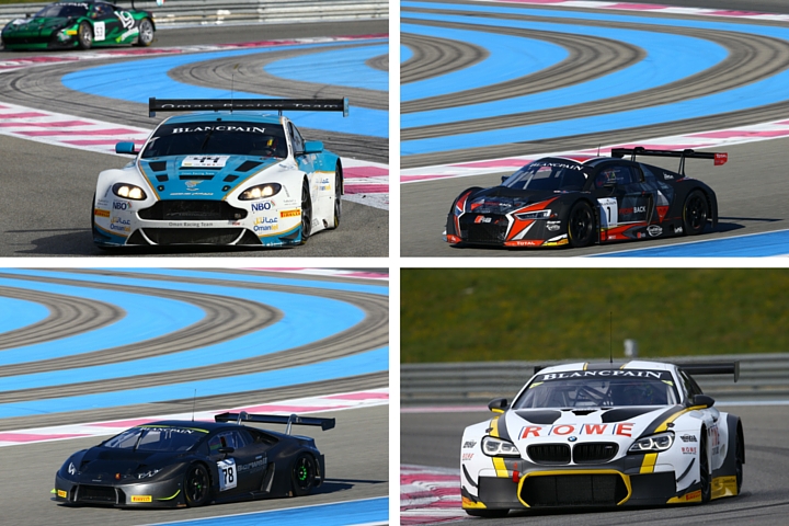 TEST BLANCPAIN AL PAUL RICARD - DUE INTENSI GIORNI DI PROVE APRONO UFFICIALMENTE LA STAGIONE 2016